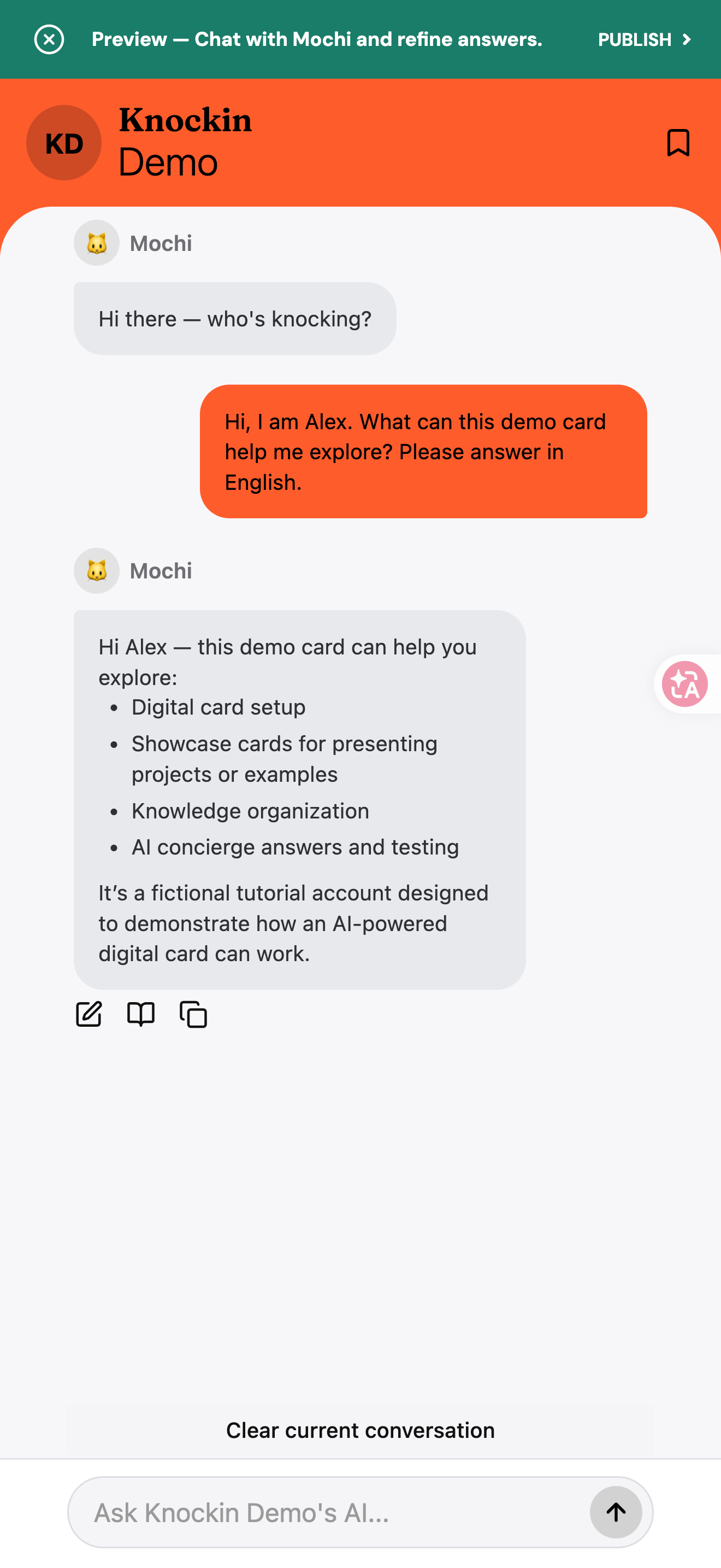 Figure 25 | Test an AI answer