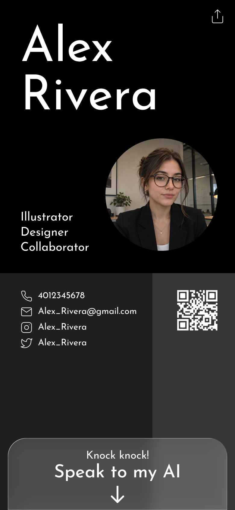 Knockin template card 02